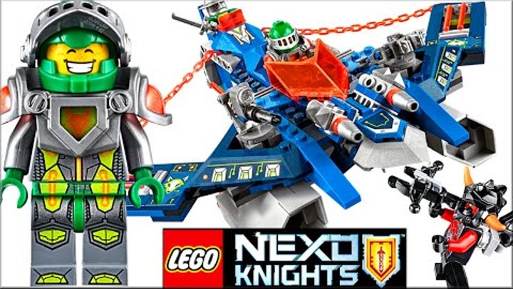 LEGO Nexo Knights 70320 Аэро-арбалет Аарона Обзор. Лего Нексо Найтс мультик, игра Нексо Рыцарь Аарон