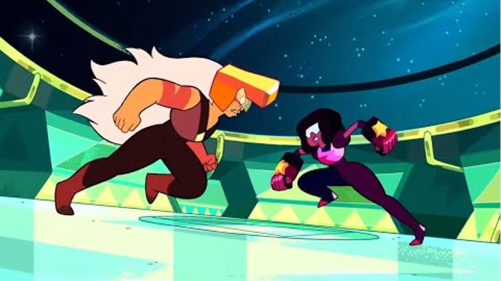 Битва Гранат и Яшма (Вселенная Стивена) / Fight Garnet and Jasper (Steven Universe) + rus sub