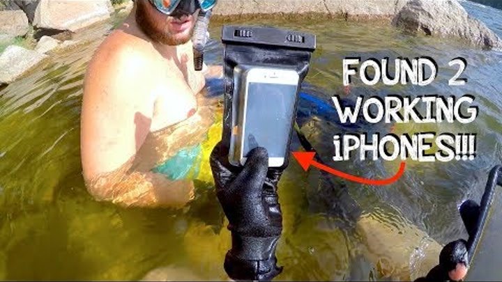 River Treasure: FOUND 5 PHONES, Custom Pocket Knife, Ray-Bans, Fidget Spinner, and Pipe in River!!!