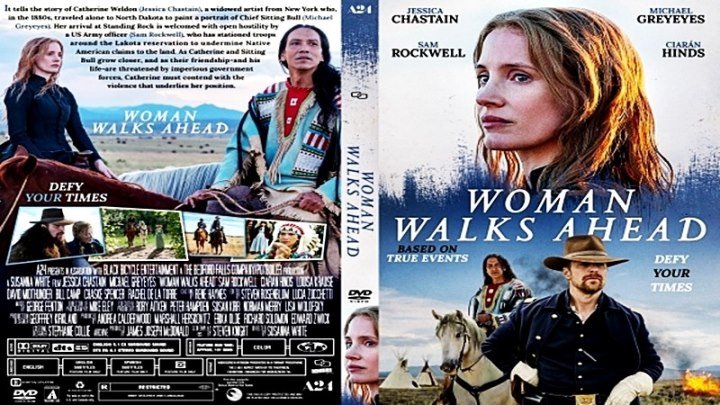 Женщина, идущая впереди / Woman Walks Ahead (2017) - драма, Вестерн, биография, история