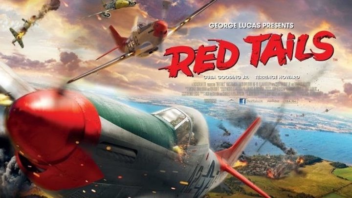 Красные хвосты (2012 HD) Боевик, Драма, Приключения, Военный, Исторический