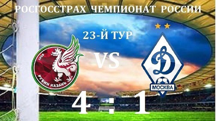 Рубин 4-1 Динамо
