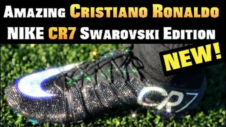 Amazing CRISTIANO RONALDO (CR7) Swarovski Boots
