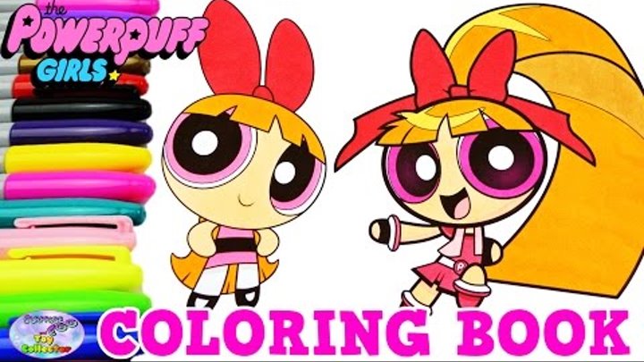 Powerpuff Girls Z Coloring Book Blossom Momoko Akatsutsumi Surprise Egg and Toy Collector SETC