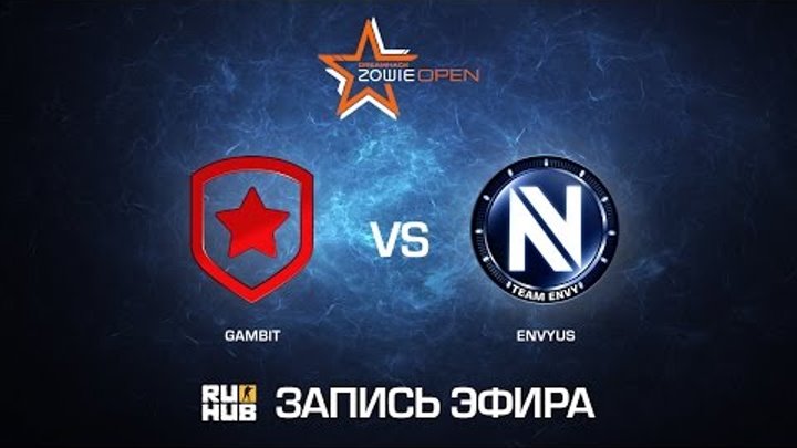 Gambit vs EnVyUs - DreamHack ZOWIE Open Bucharest 2016 - map1 - de_cobblestone