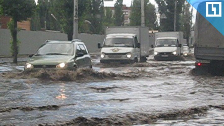 Воронеж затопило