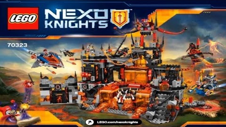 LEGO Nexo Knights 2016 JESTRO'S VOLCANO LAIR 70323 - Лего Рыцари Нексо ЛОГОВО ДЖЕСТРО