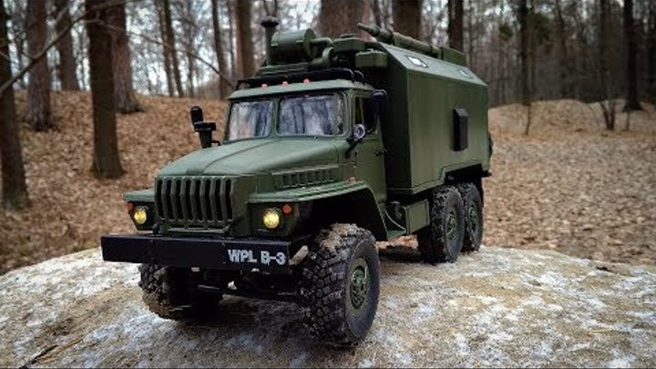 Грузовик WPL B36 Ural 1/16 2.4G 6WD Обзор Тест-Драйв
