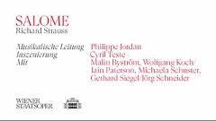 Strauss - Salome -  (Wiener Staatsoper) 12.02.2023.NEW PRODU...