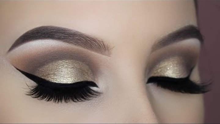 Gold Halo Eye Makeup Tutorial