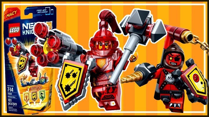 Lego Nexo Knights 2016 Macy and Beast Master - Лего Рыцари Нексо . Мультики лего