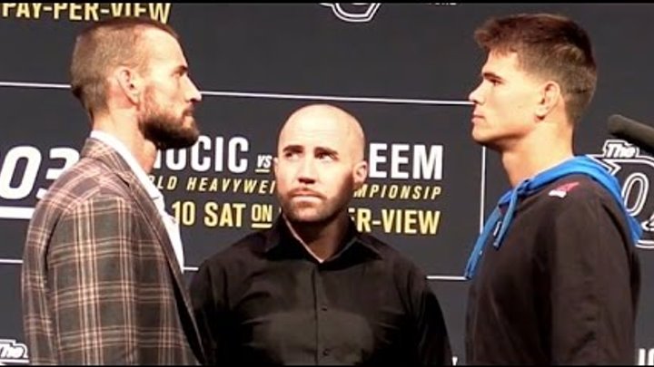 CM Punk, Stipe Miocic, Alistair Overeem, More Face Off at UFC 203 Presser