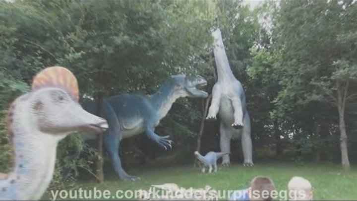 Парк Динозавров, Один день среди динозавров Яйца с сюрпризом Прогулки с динозаврами Jurassic Park