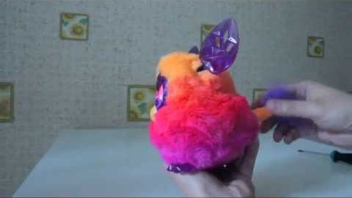 Ферби Бум Кристалл Furby Boom Crystal распаковка и обзор