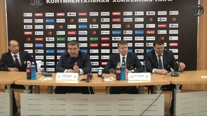 Пресс-конференция после третьего матча серии «Салават Юлаев» vs «Трактор»