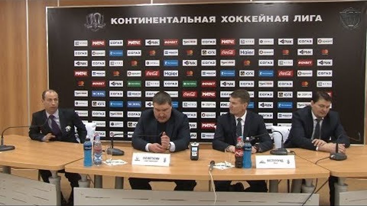 Пресс-конференция после четвертого матча серии «Салават Юлаев» vs «Трактор»