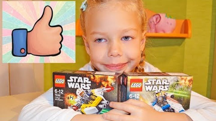 Распаковка LEGO Star Wars Microfighters 4 Два набора на обзор конструктора ЛЕГО Звёздные Войны