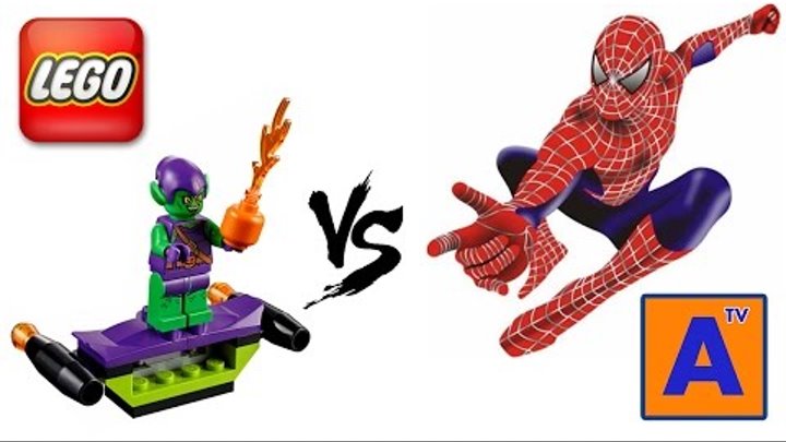Лего Человек Паук vs Зеленый Гоблин 10687 Lego Juniors Review