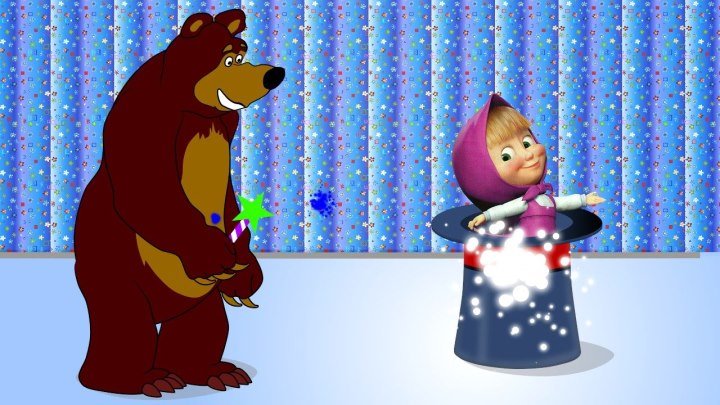 Маша и Медведь новая серия на русском языке 2017 учим цвета
