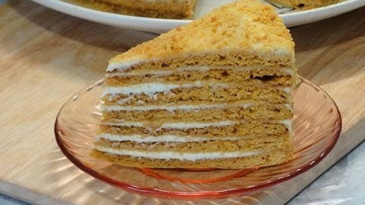 Самый нежный торт Медовик - простой рецепт