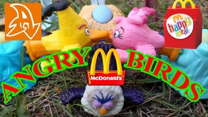 Хэппи Мил Энгри Бердс. Злые Птицы Май 2016. Happy Meal Angry Birds May 2016
