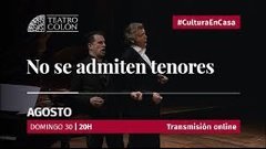 TEATRO COLÓN -Thomas Hampson &amp; Luca Pisaroni - No se admiten...