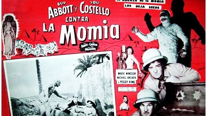 Película Abbott y Costello contra la momia ( 1955 ) - D.Latino