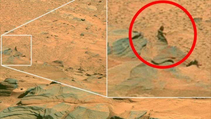 Самые загадочные фотографии с Марса!