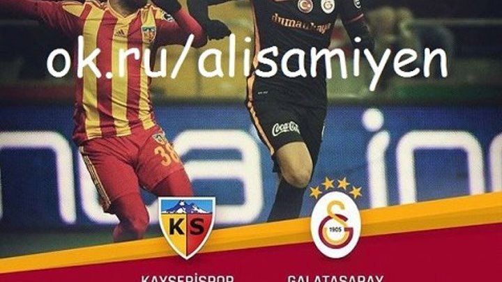 Kayserispor 1-1 Galatasaray Genis ozet.......