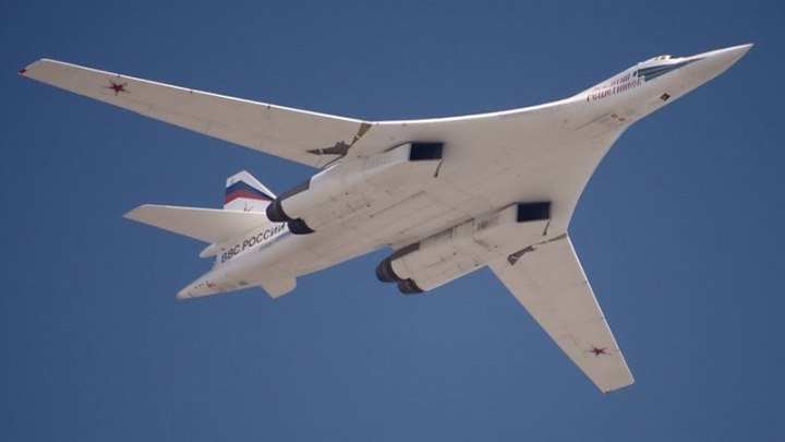 ВВС России Полёт Белых лебедей Ту-160