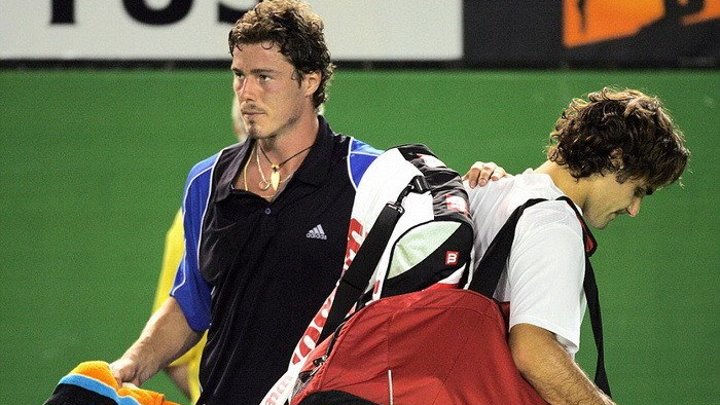 Теннис. Марат Сафин - Роджер Федерер (полуфинал, Australian Open 2005)