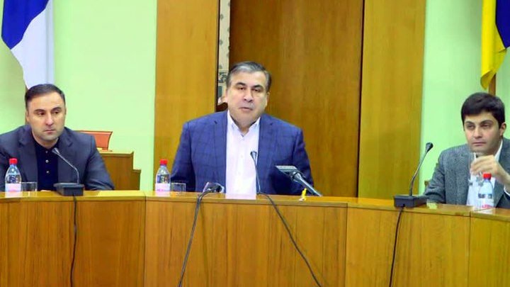Саакашвили выгнал с заседания представителя СБУ