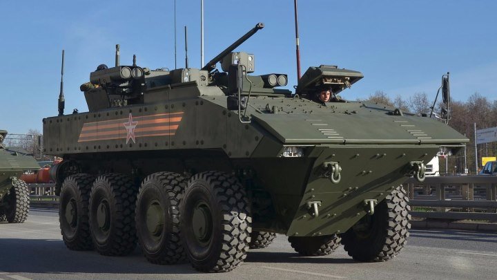 Российская пехота пополнится БТР «Бумеранг» бронетранспортер ВПК 7829