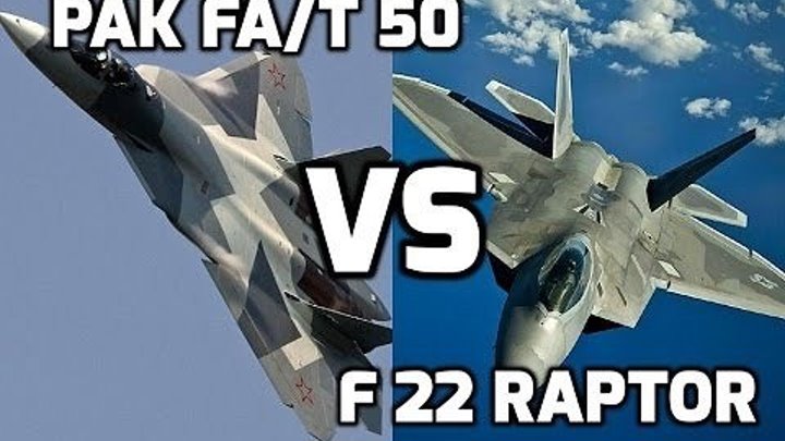 Т-50 против F-22_ виртуальный бой