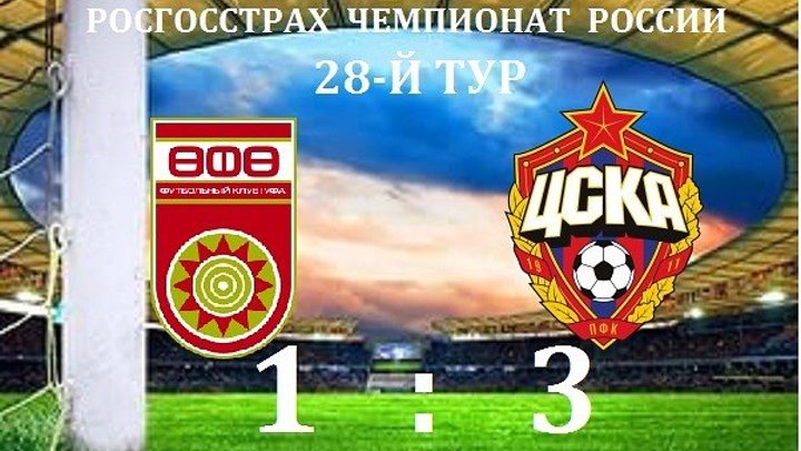 Уфа 1-3 ЦСКА - Обзор - Голы - 11.05.2016 [HD 720p]