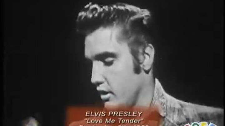 ELVIS PRESLEY - LOVE ME TENDER (THE ED SULLIVAN SHOW. SEPTEMBER 9, 1956)