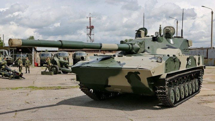 Современная бронетехника России - лёгкий танк Спрут