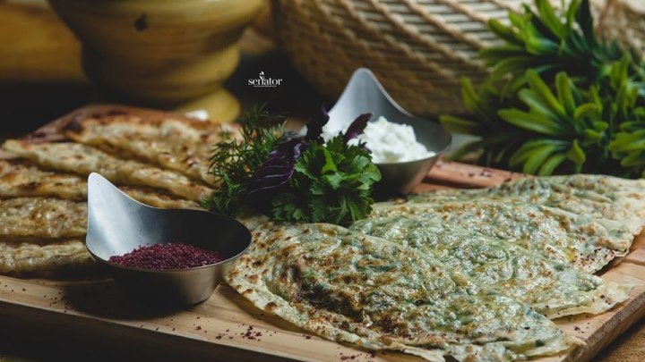 Азербайджанская Кухня - Готовим Кутабы:с зеленью:баранина:тыква:сыр...