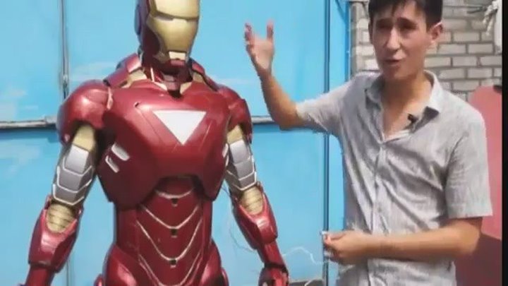 Парень из Киргизии сделал костюм Железного человека! Невероятно!!!