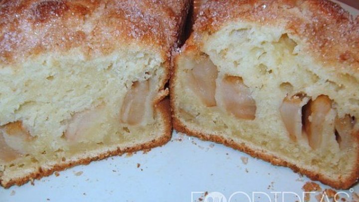 Яблочный пирог - простой и вкусный на кефире
