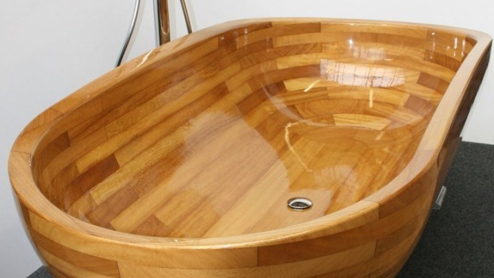 Как делают деревянные ванны в Италии )))