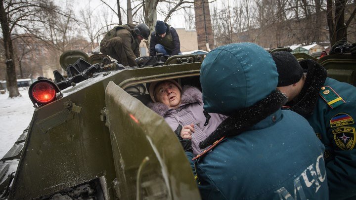 Из Киевского района Донецка началась эвакуация жителей