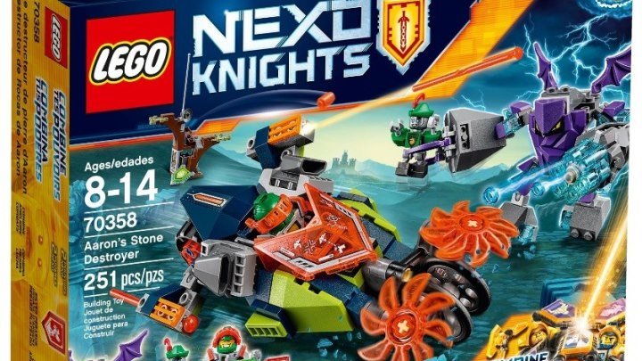 Лего Нексо Найтс 2017 Слайсер Аарона 70358. Обзор LEGO Nexo Knights, Комбо Щиты и новые Нексо силы