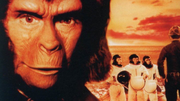 Планета обезьян 3 Бегство с планеты обезьян (1971) Фантастика, боевик, BDRip от HQ-ViDEO (MVO) Родди МакДауэлл, Ким Хантер, Брэдфорд Диллмэн, Натали Транди, Эрик Брэден
