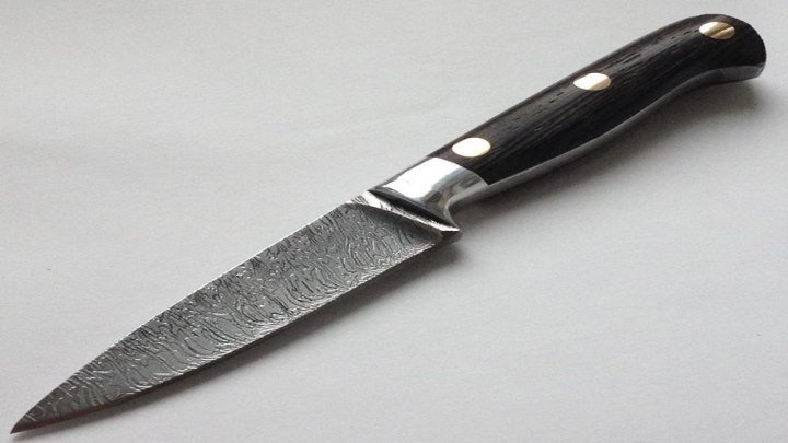 Нож Поварёнок из Дамасской стали