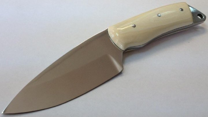 Нож 'Бык' с рукоятью из бивня мамонта
