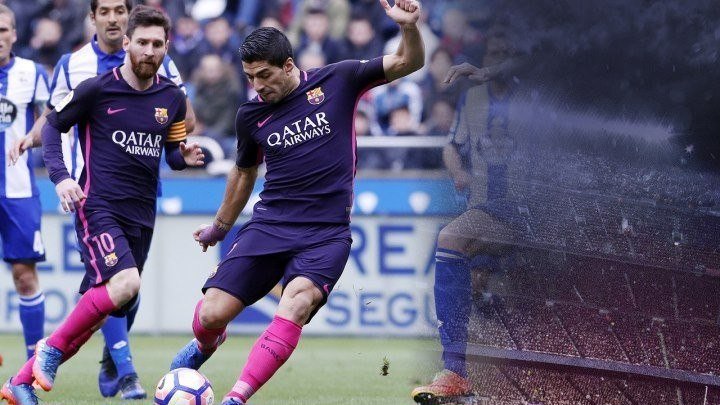 Полный матч Депортиво - Барселона | Чемпионат Испании 2016-17. 27 тур.