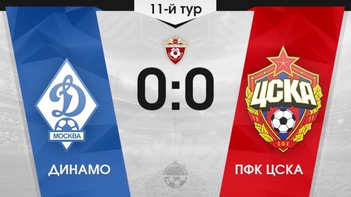 Динамо М 0:0 ЦСКА | Российская Премьер Лига 2017/18 | 11-й тур | Обзор матча