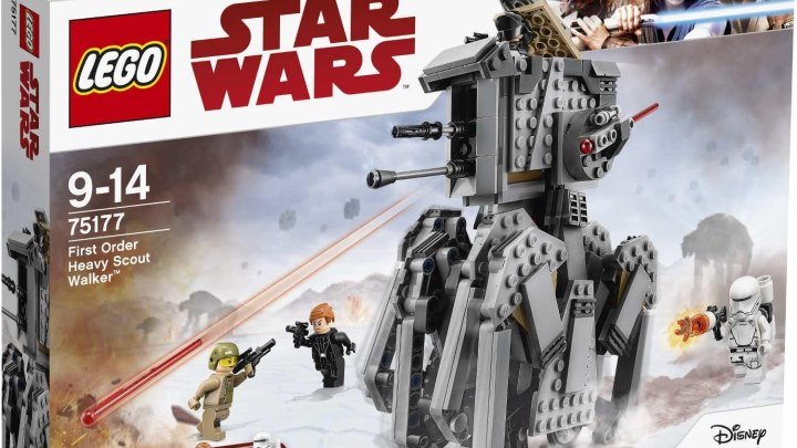 LEGO Star Wars Обзор Последние джедаи Шагоход Первого Ордена 75177 видео