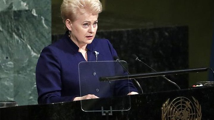 Выступление президента Литвы в ООН заставило Россию покинуть зал